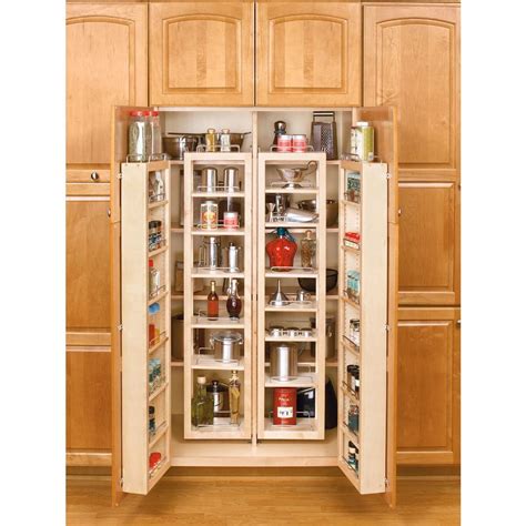 This modern <strong>kitchen cabinet</strong> from HOMCOM fits nicely with any decor and can be used in the <strong>kitchen</strong>, <strong>pantry</strong>, closet, garage or bathroom to create stylish additional storage. . Home depot kitchen pantry cabinet